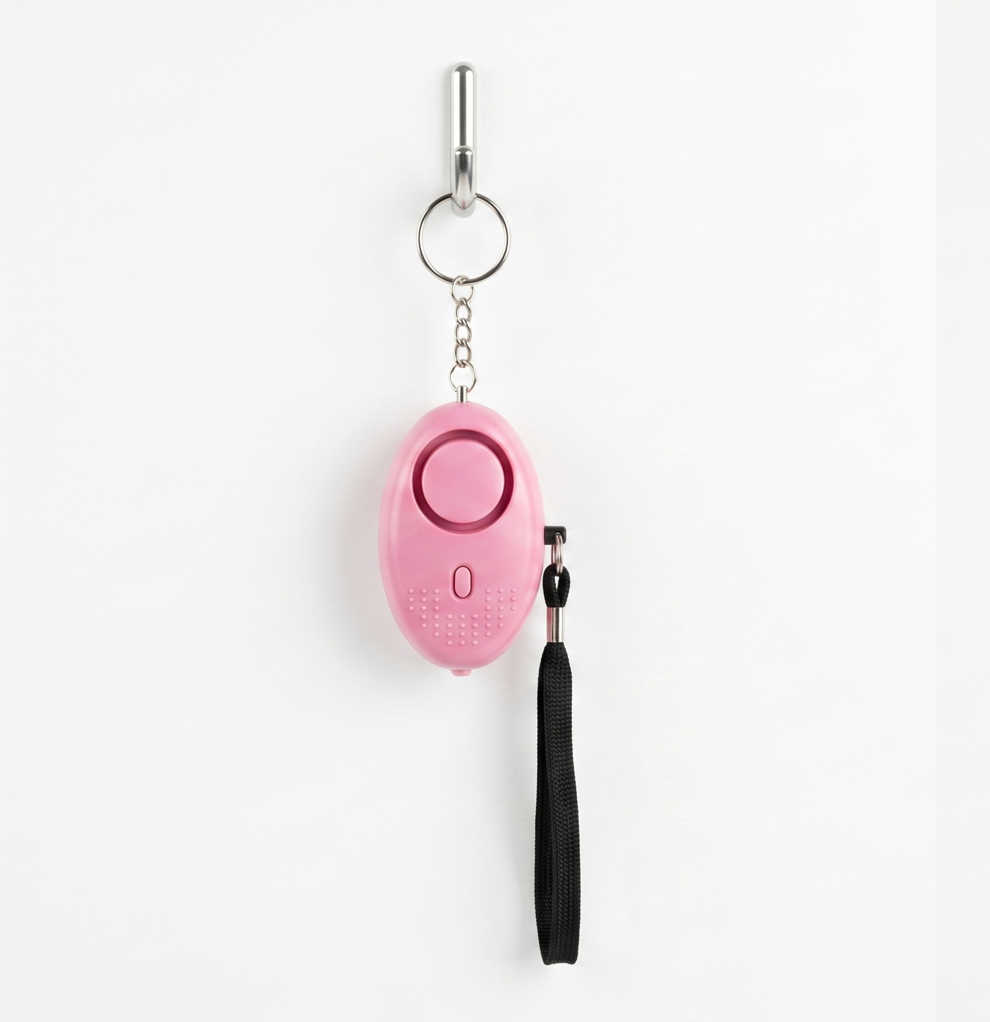 Pink self-defence alarm